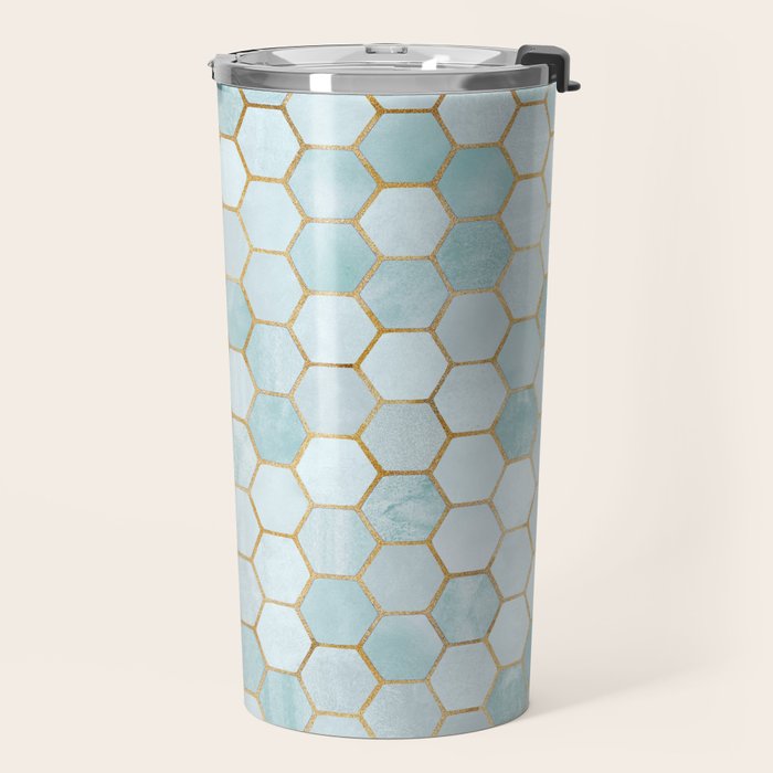 Mermaid Stone with Metallic Accent Travel Mug Gallery Image 2
