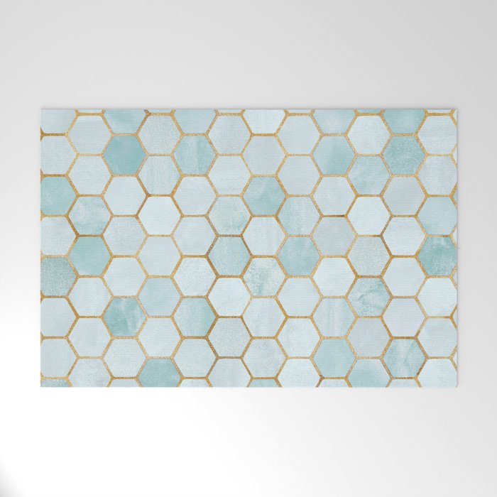 Mermaid Stone with Metallic Accent Welcome Mat Gallery Image 1