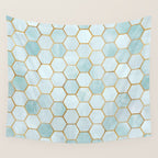 Mermaid Stone with Metallic Accent Wall Tapestry Gallery Image 4