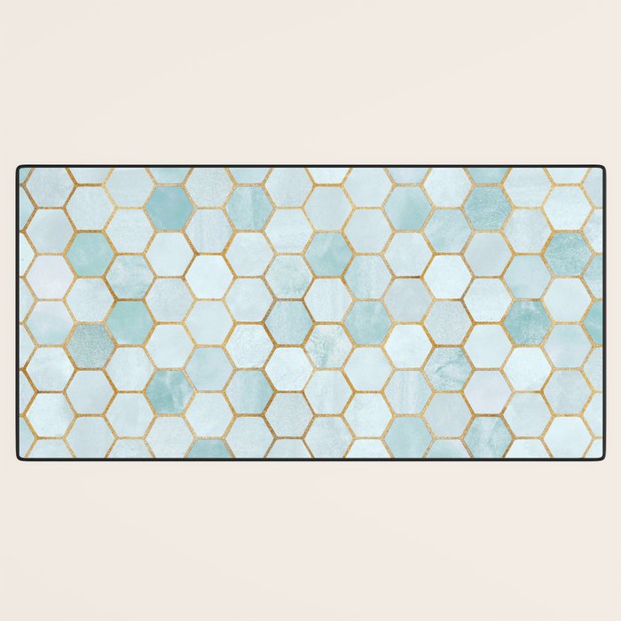 Mermaid Stone with Metallic Accent Desk Mat Gallery Image 3