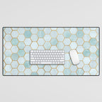 Mermaid Stone with Metallic Accent Desk Mat Gallery Image 1