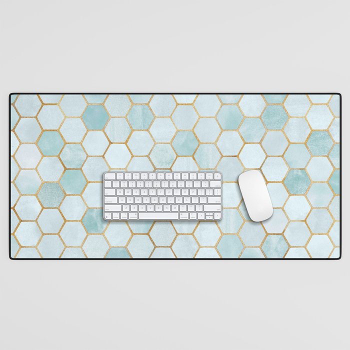 Mermaid Stone with Metallic Accent Desk Mat Gallery Image 1