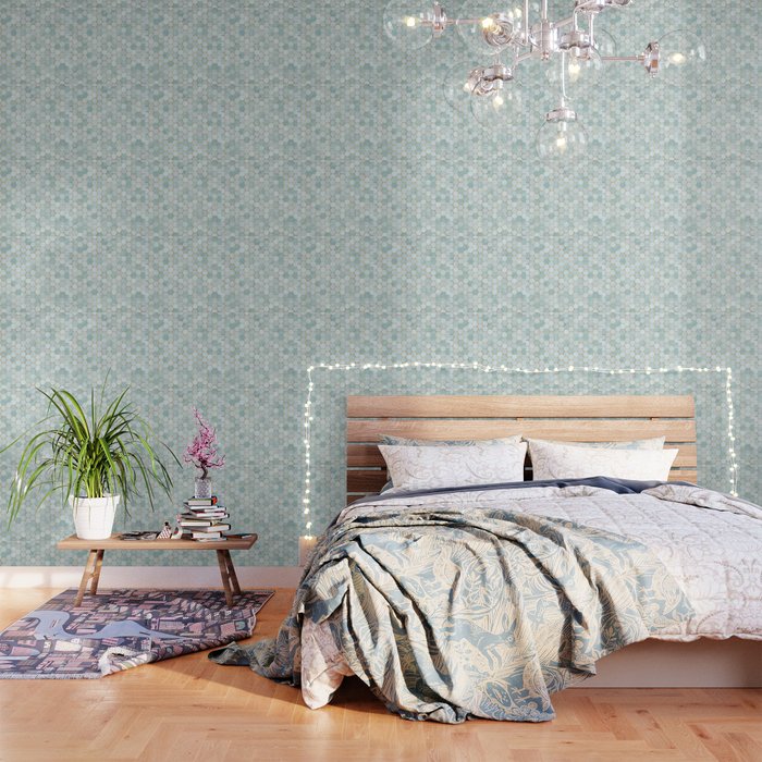 Mermaid Stone with Metallic Accent Wallpaper Gallery Image 1