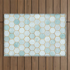 Mermaid Stone with Metallic Accent Outdoor Rug Gallery Image 1