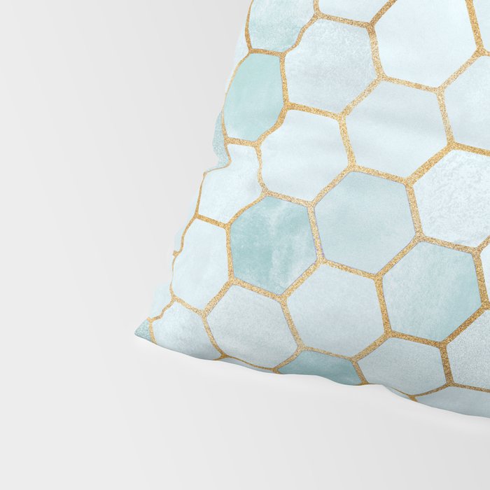 Mermaid Stone with Metallic Accent Pillow Sham Gallery Image 4