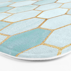 Mermaid Stone with Metallic Accent Bath Mat Gallery Image 3