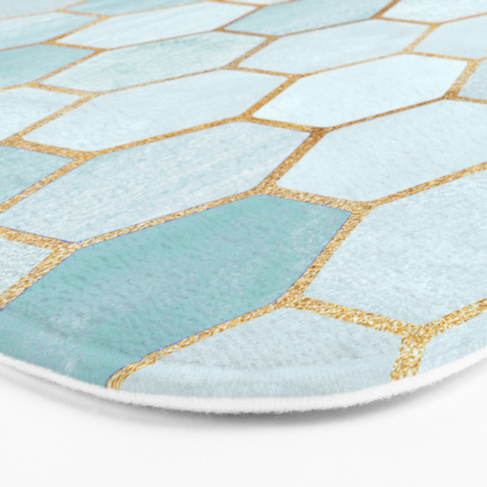 Mermaid Stone with Metallic Accent Bath Mat Gallery Image 3