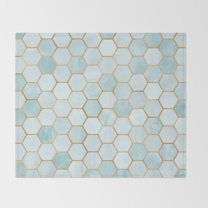 Mermaid Stone with Metallic Accent Throw Blanket Gallery Image 2