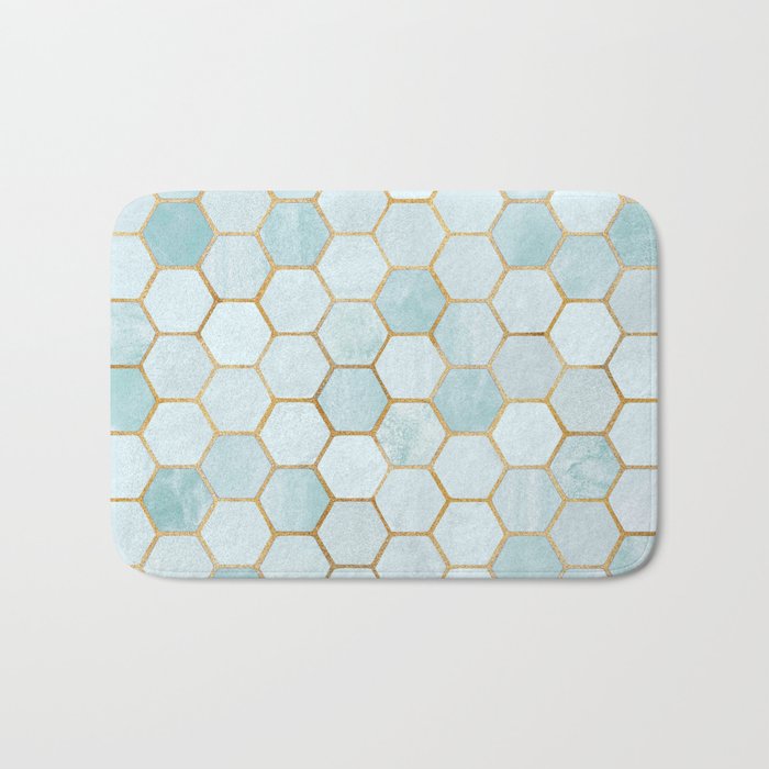 Mermaid Stone with Metallic Accent Bath Mat Gallery Image 1