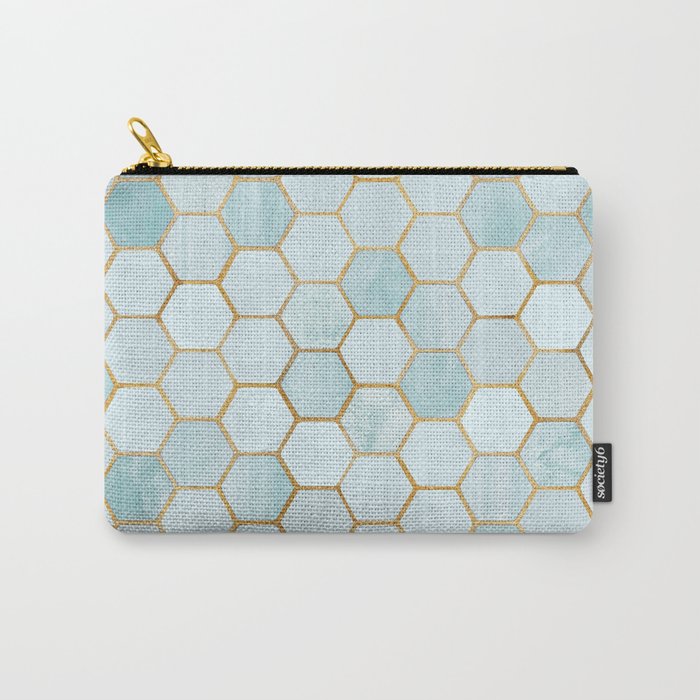 Mermaid Stone with Metallic Accent Carry All Pouch Gallery Image 1