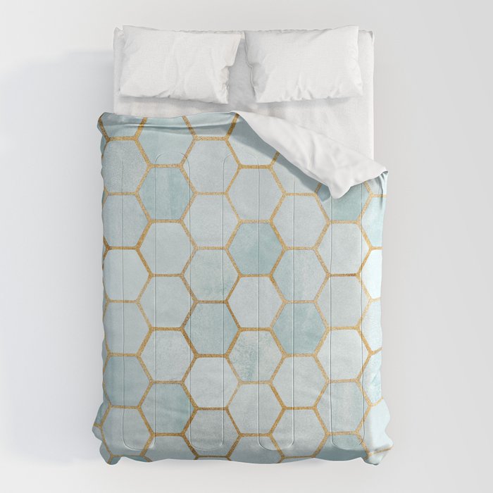 Mermaid Stone with Metallic Accent Comforter Gallery Image 6