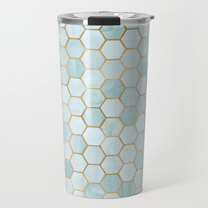 Mermaid Stone with Metallic Accent Travel Mug Gallery Image 1