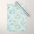 Mermaid Stone with Metallic Accent Wrapping Paper Gallery Image 1
