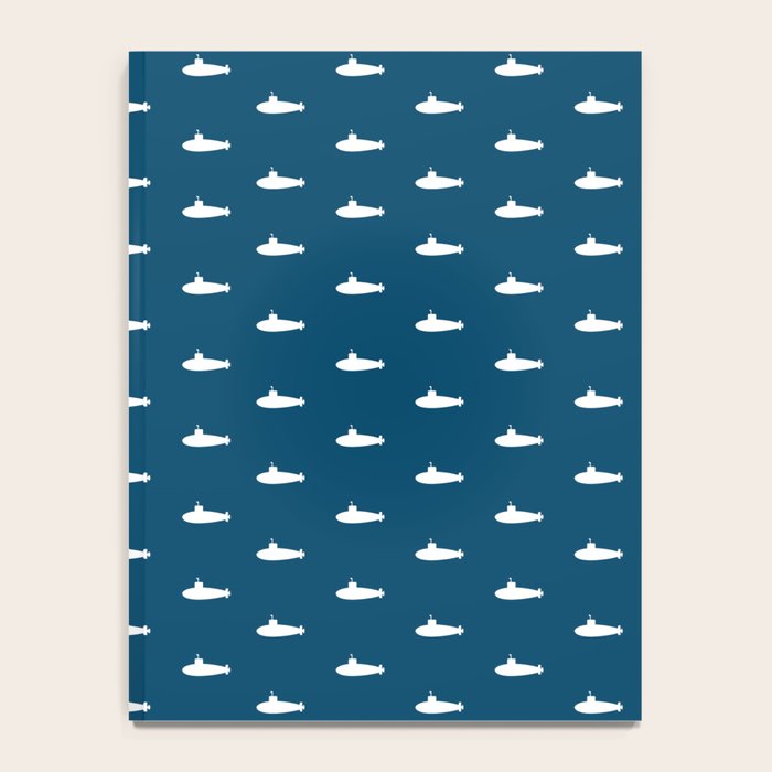 Tiny Submarines - Navy Blue Notebook Gallery Image 4