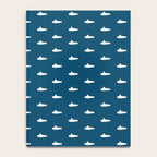 Tiny Submarines - Navy Blue Notebook Gallery Image 4