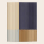 Color Block Line Abstract LIV Neutral Nautical Poster Gallery Image 4