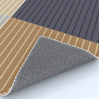 Color Block Line Abstract LIV Neutral Nautical Rug Gallery Image 4