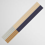 Color Block Line Abstract LIV Neutral Nautical Table Runner Gallery Image 3