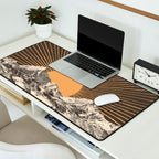Mountainscape 6 - Night Sun Desk Mat Gallery Image 2