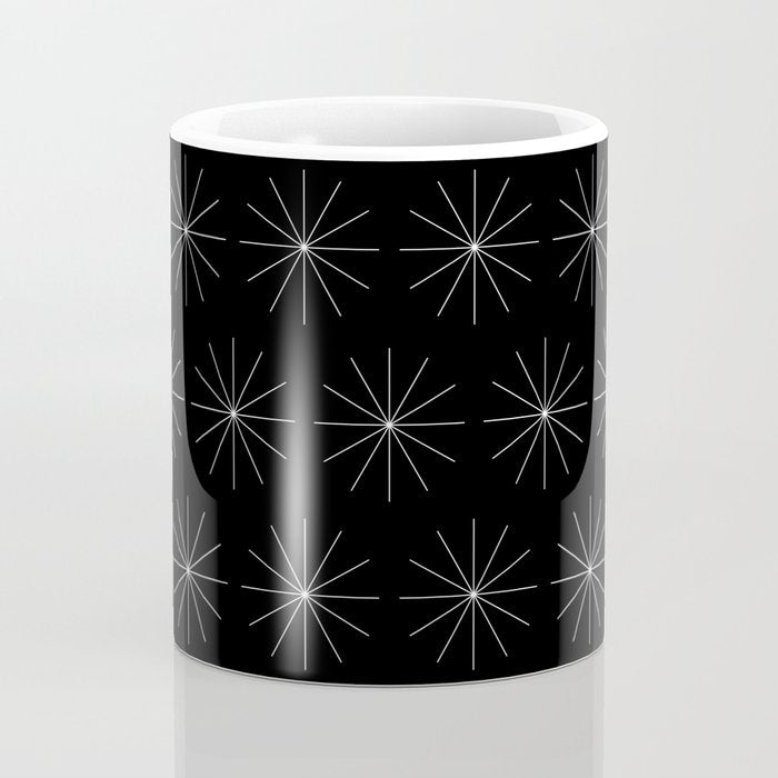 Minimalist Starburst Pattern VII Coffee Mug Gallery Image 4