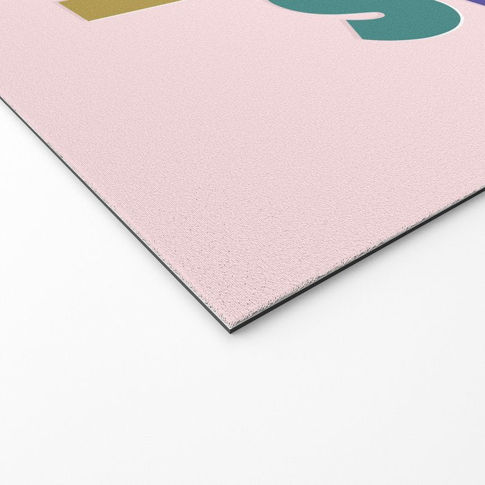 This Must Be The Place - colorful type Welcome Mat Gallery Image 2