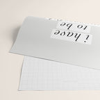 I Have to Be Successful Because I Like Expensive Things monochrome typography home wall decor Wrapping Paper Gallery Image 2