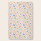 Fun colorful abstract organic shape art pattern Cutting Board Gallery Image 1
