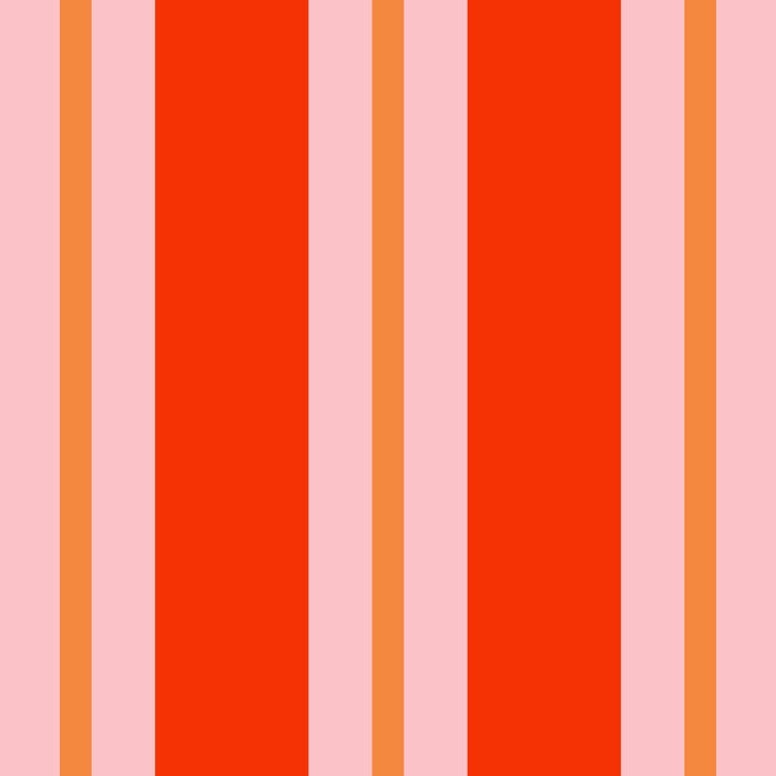 Bold Stripes Orange Orange Pink Coffee Mug Gallery Image 2