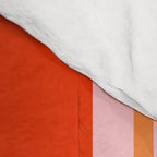 Bold Stripes Orange Orange Pink Comforter Gallery Image 4