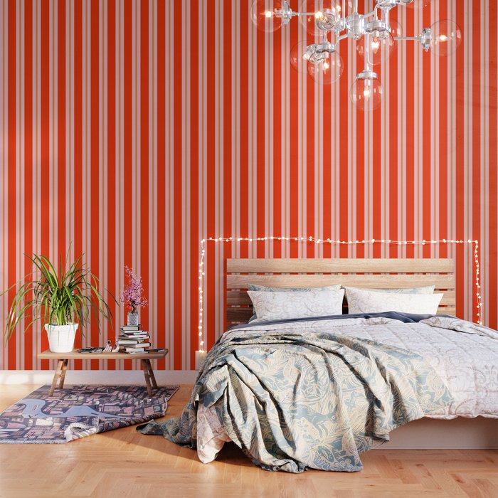 Bold Stripes Orange Orange Pink Wallpaper Gallery Image 3
