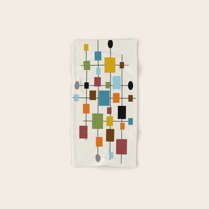 Mid-Century Modern Art 1.3 Bath Towel Gallery Image 1