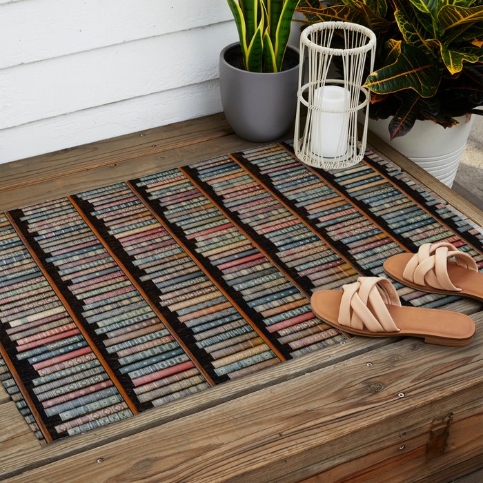 The Library Outdoor Rug Gallery Image 2