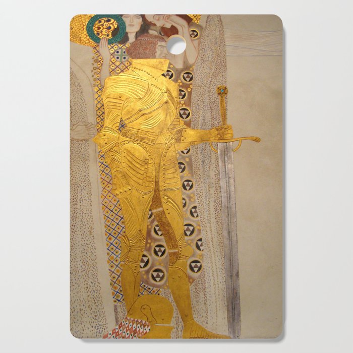 Gustav Klimt "The Golden Knight" Cutting Board Gallery Image 1