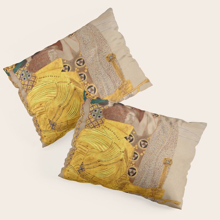 Gustav Klimt "The Golden Knight" Pillow Sham Gallery Image 1