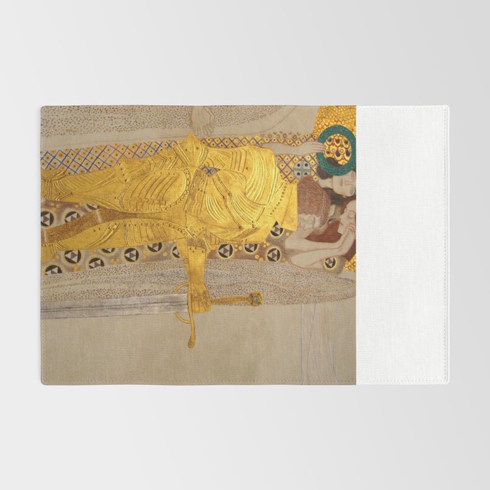 Gustav Klimt "The Golden Knight" Rug Gallery Image 2