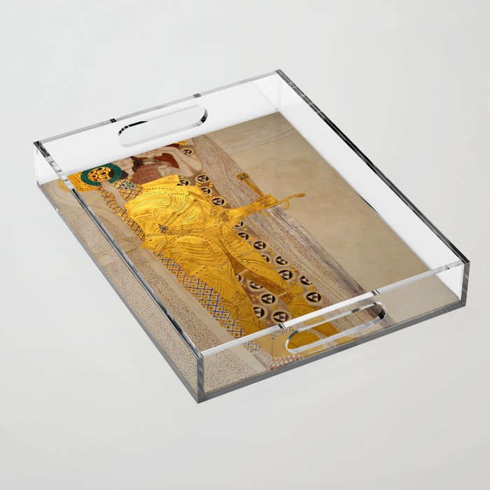 Gustav Klimt "The Golden Knight" Acrylic Tray Gallery Image 1