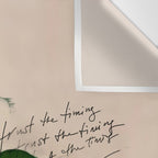 "Trust The Timing." Wall Tapestry Gallery Image 3