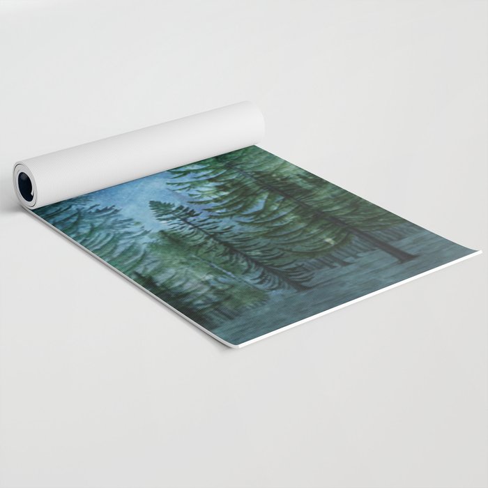 Silent Forest Yoga Mat Gallery Image 2