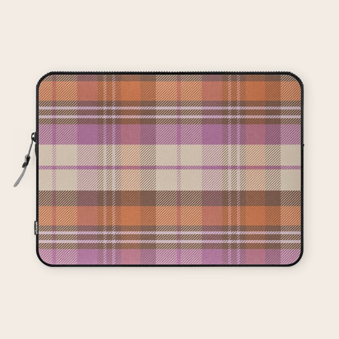 Cozy Twill Plaid - Fall Colors Laptop Sleeve Gallery Image 1