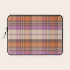 Cozy Twill Plaid - Fall Colors Laptop Sleeve Gallery Image 1