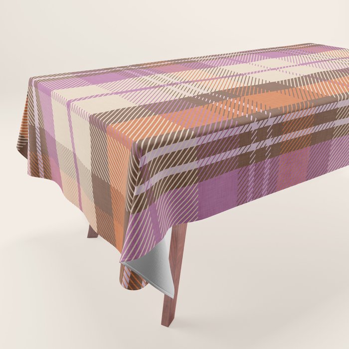Cozy Twill Plaid - Fall Colors Tablecloth Gallery Image 1