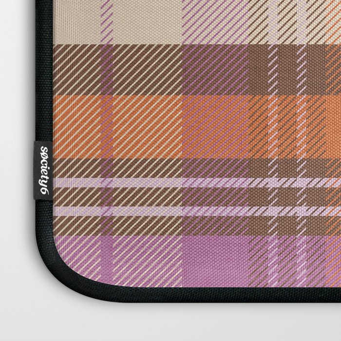 Cozy Twill Plaid - Fall Colors Laptop Sleeve Gallery Image 3