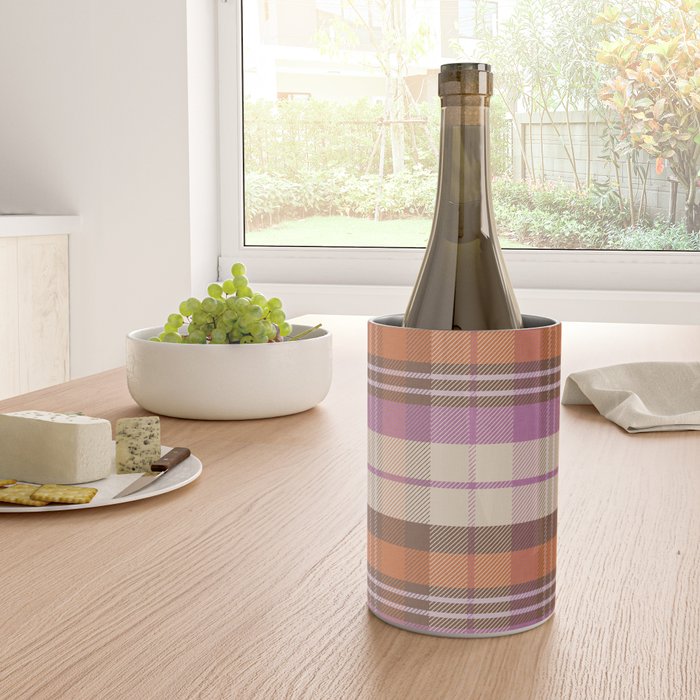Cozy Twill Plaid - Fall Colors Wine Chiller Gallery Image 4