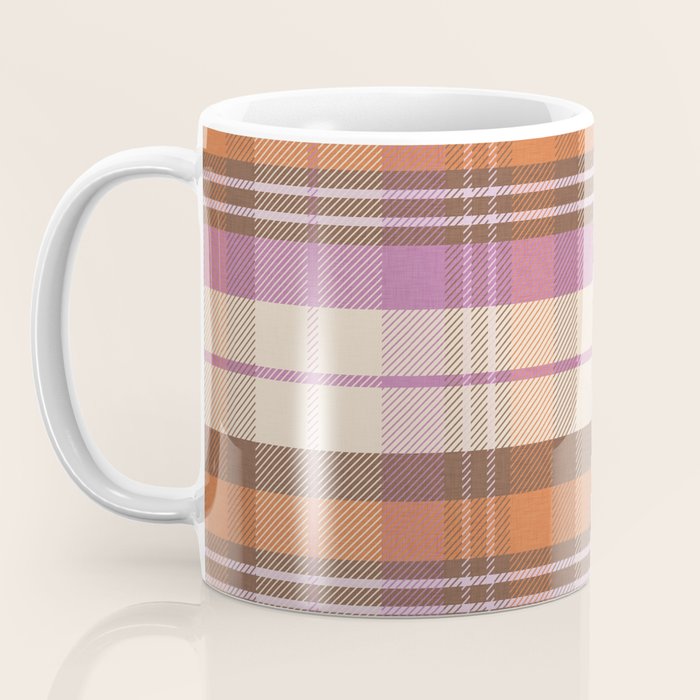 Cozy Twill Plaid - Fall Colors Coffee Mug Gallery Image 3