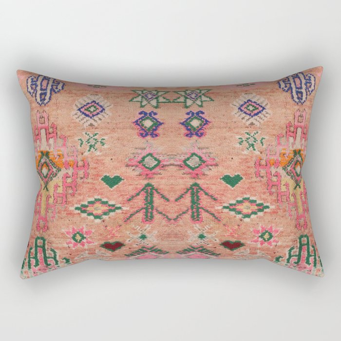 Moroccan Berber Traditional Carpet Rectangular Pillow Gallery Image 2