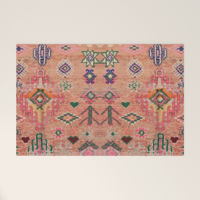 Moroccan Berber Traditional Carpet Welcome Mat Gallery Image 1