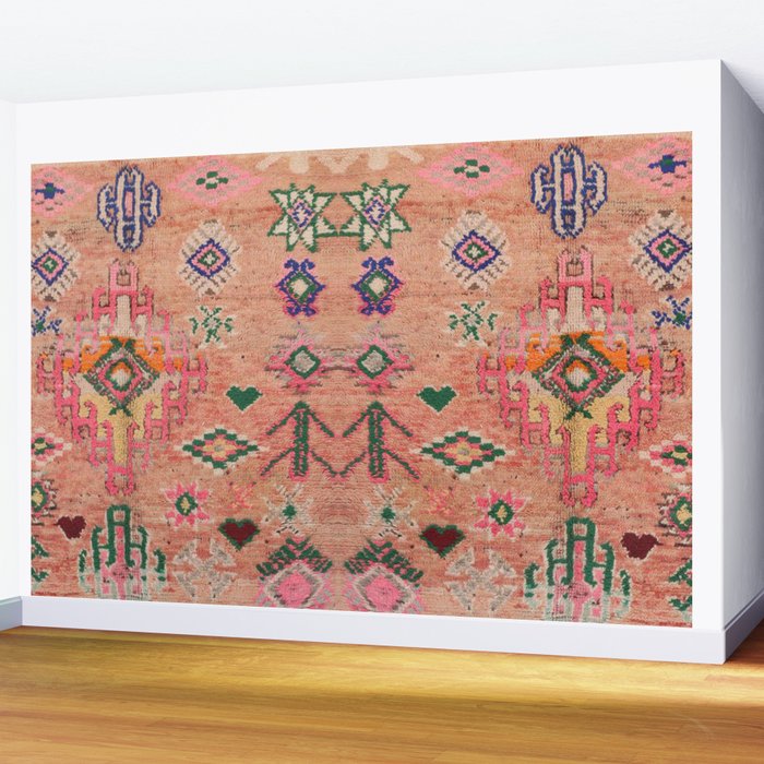 Moroccan Berber Traditional Carpet Wall Mural Gallery Image 2