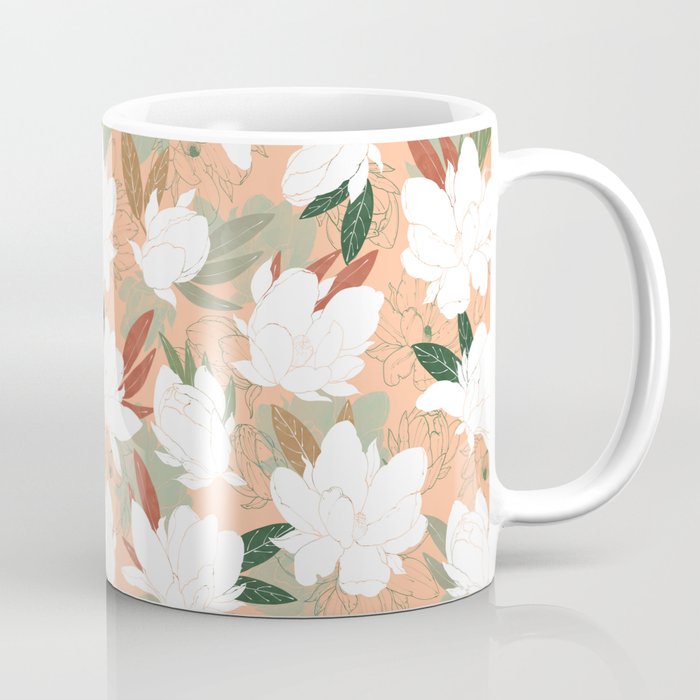 Big floral blossoms PF24 Coffee Mug Gallery Image 1