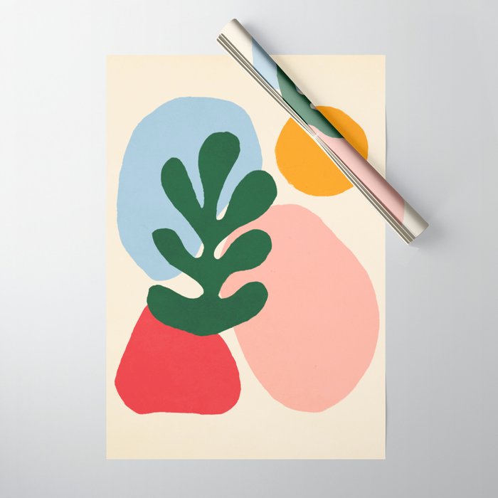 Wildlife | Cutouts by Henri Matisse Wrapping Paper Gallery Image 1