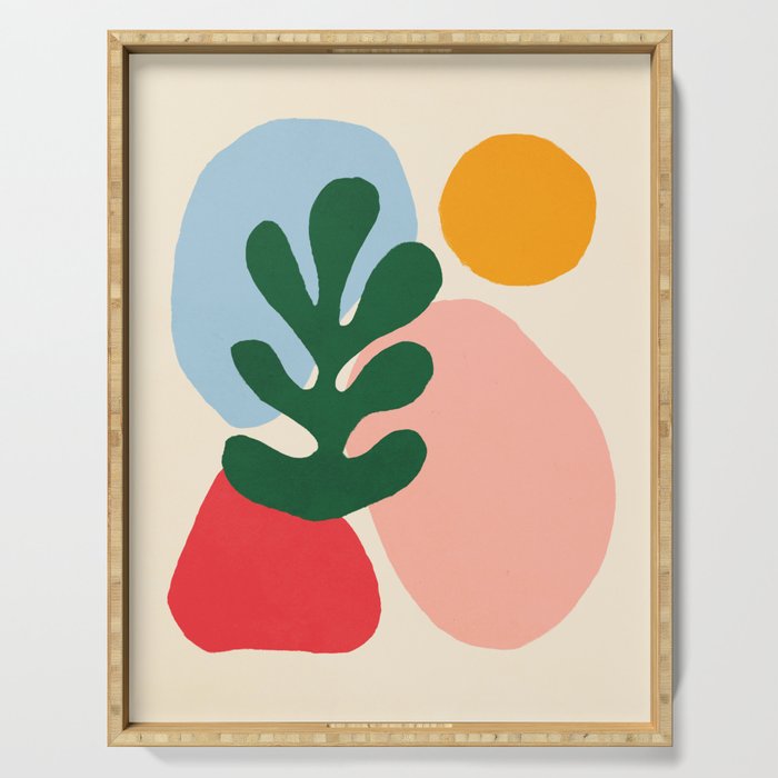 Wildlife | Cutouts by Henri Matisse Serving Tray Gallery Image 1